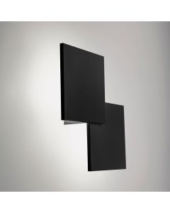 Puzzle double square ブラケットライト-Matte Black