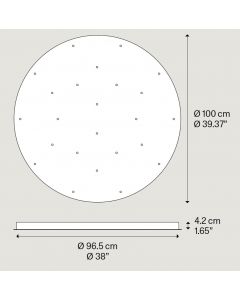 Lodes 24 Lights Round Cluster LD-RNDC-LW-24