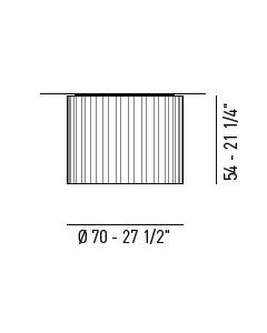 Axo Light／アクソ・ライト Skirt PL 70 シーリングライト AX-SKIR-PL-070