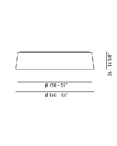 Axo Light／アクソ・ライト Velvet PL 160 シーリングライト AX-VELV-PL-160